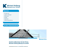 Tablet Screenshot of keilberg-bauservice.de